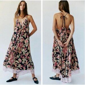 Free People | Dresses | Run Away With Me Embroidered Midi Dress Free People  Size Large | Poshmark